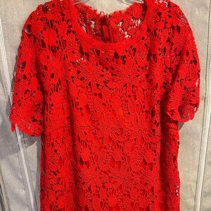 Just Fab Red Women's Dress
